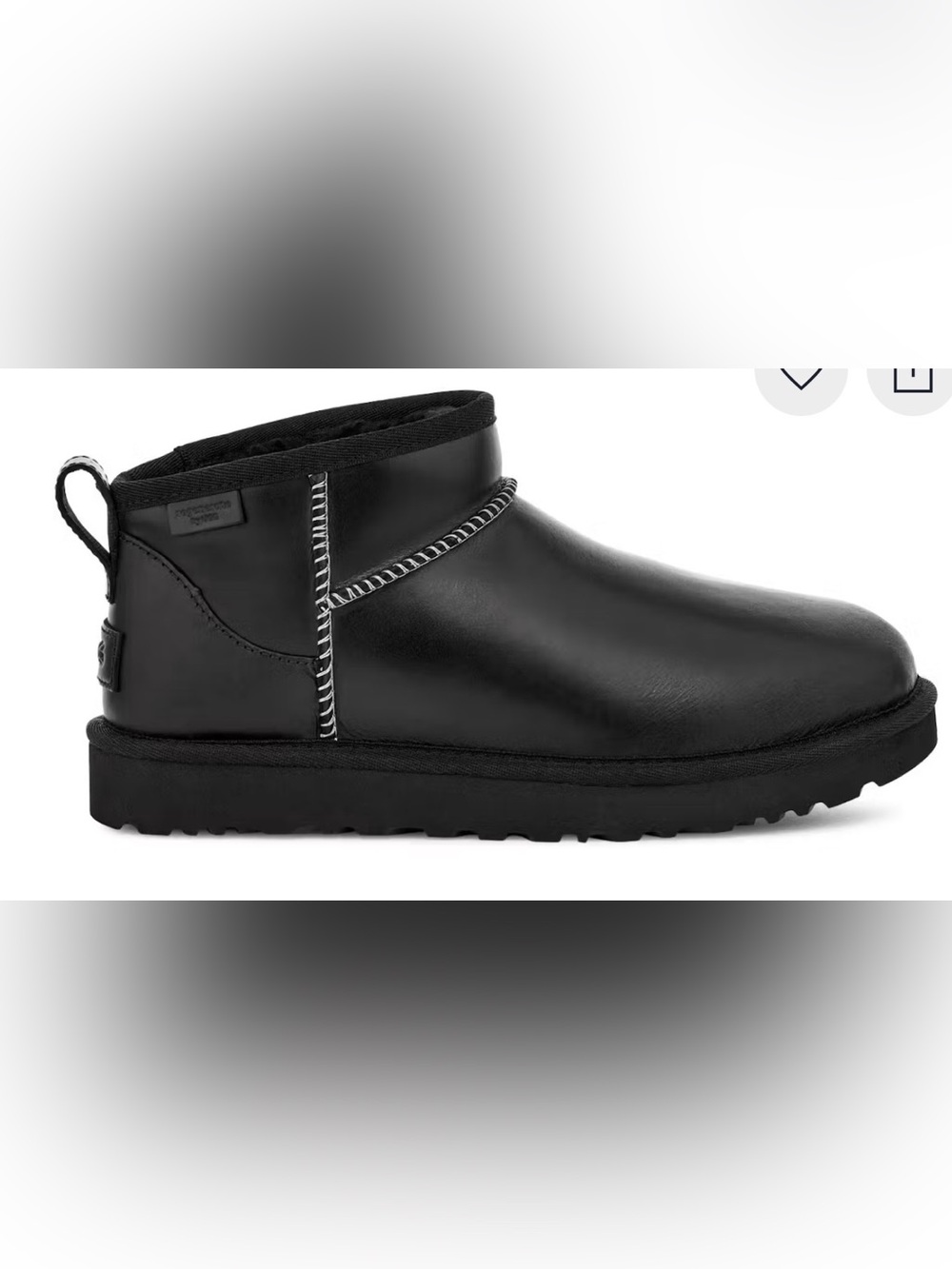 UGG Classic Ultra Mini LTHR Regen Boot size 9